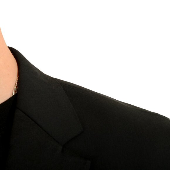 Hugo Boss Men's "C-JeffS" Black Wool Tuxedo Style Blazer US 38R IT 48R - Picture 4 of 7